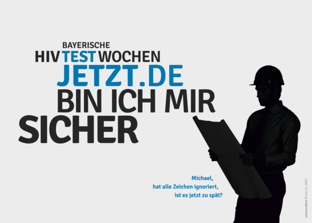 HIV-Testwochen Motiv Michael: hat alle Zeichen der Zeit ignoriert, ist es jetzt zu spät?