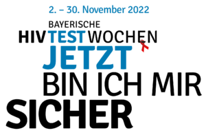 Logo Bayerische HIV-Testwochen - 2. - 30. November 2022