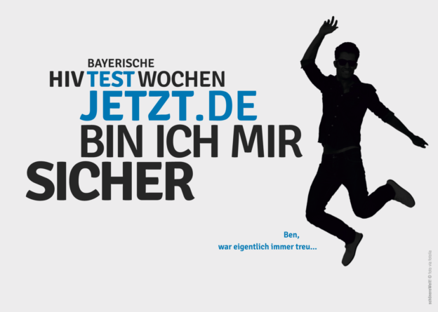 HIV-Testwochen Motiv Ben: war eigentlich immer treu...