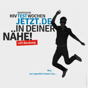 HIV-Testwochen Motiv Ben: war eigentlich immer treu...