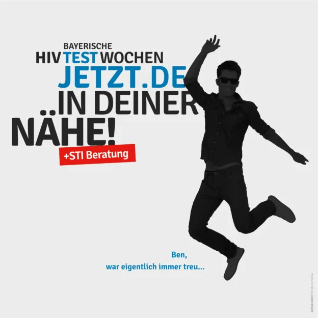 HIV-Testwochen Motiv Ben: war eigentlich immer treu...