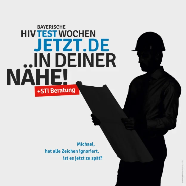 HIV-Testwochen Motiv Michael: hat alle Zeichen der Zeit ignoriert, ist es jetzt zu spät?