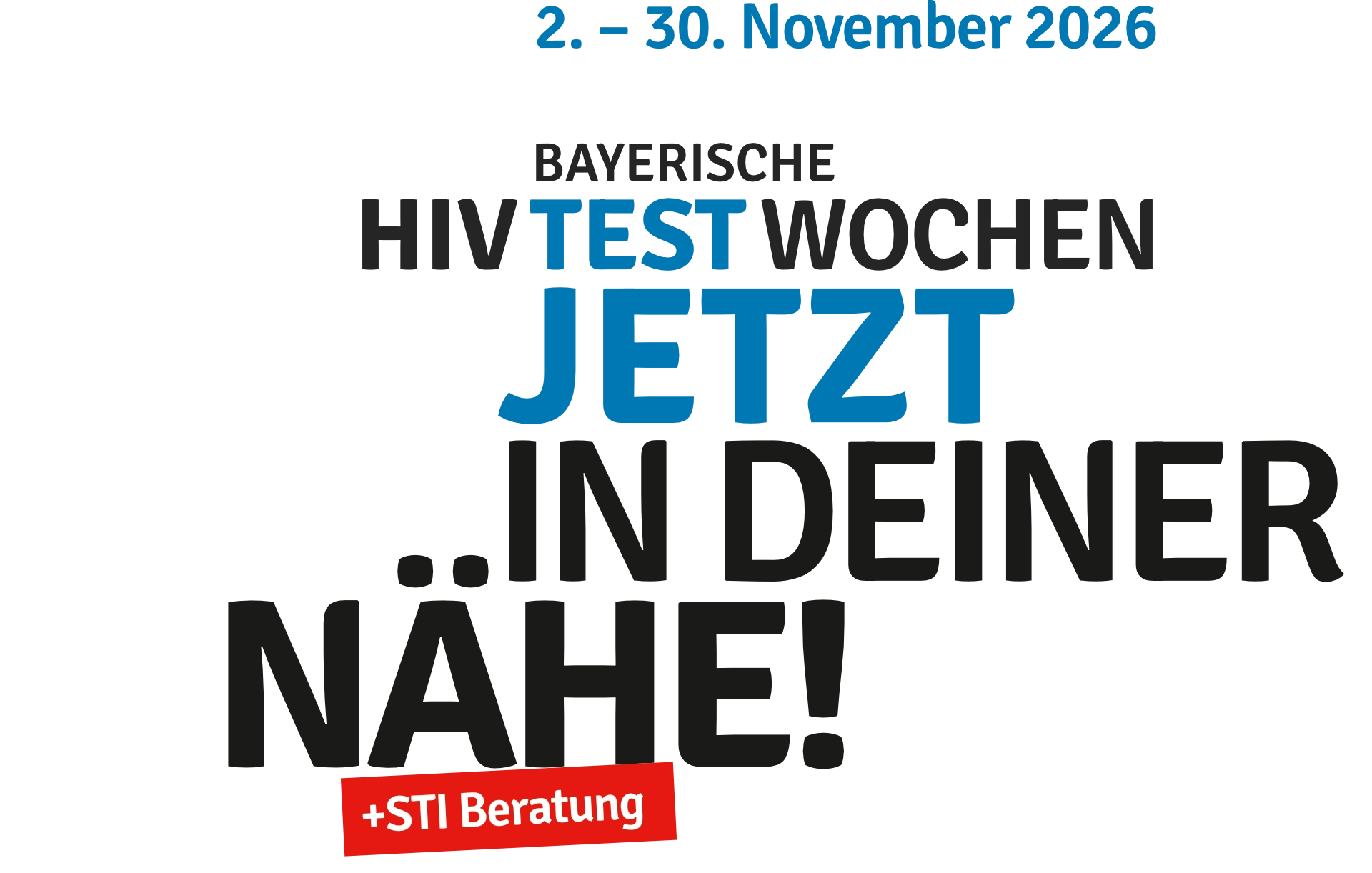 HIV-Testwochen Logo - TestJetzt.de-mit-Datum-Claim: in deiner Nähe